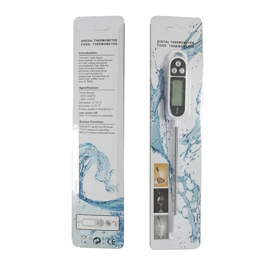 TP300 Electronic Temperature Probe Instant Read Digital Temperature Measuring Tool Digital Milk Thermometer for Home Kitchen Use