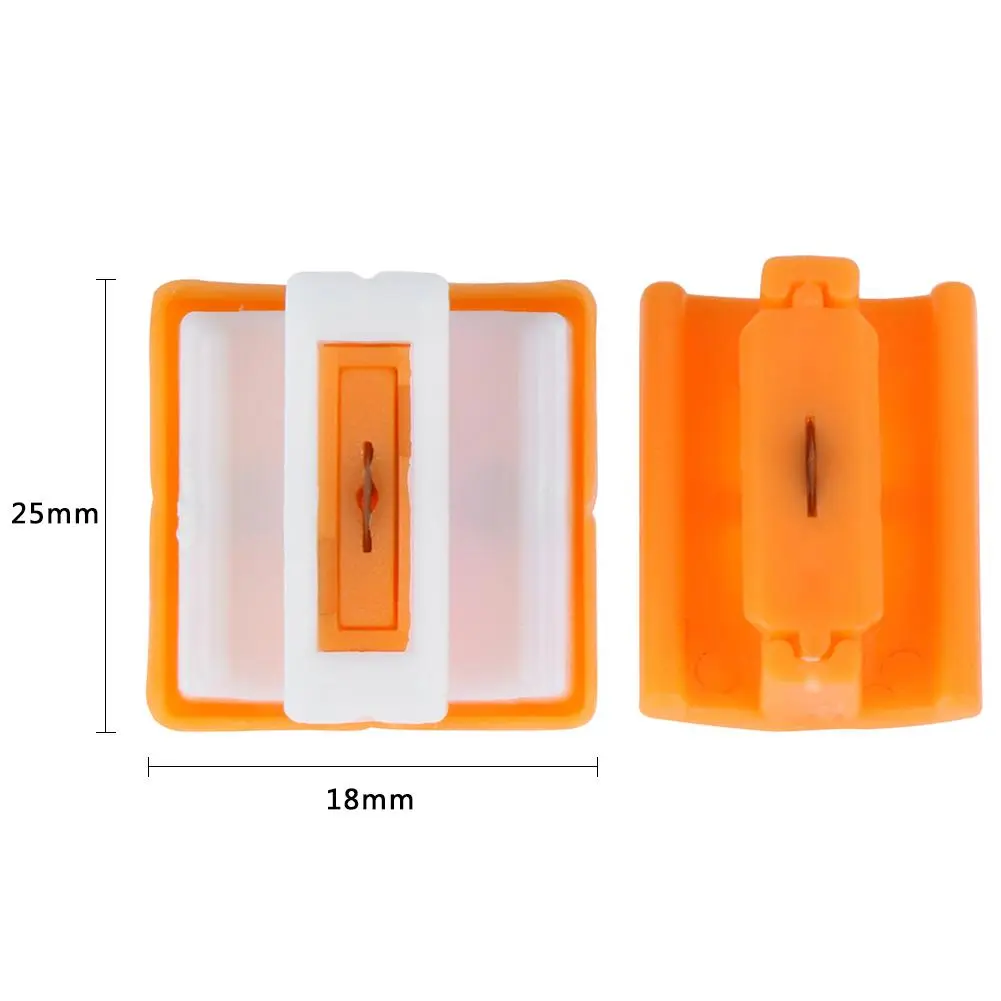 1-50Pcs Portable A5 Paper Cutter Metal Blade Convenient with Automatic Security Safeguard for Coupon Craft Photos