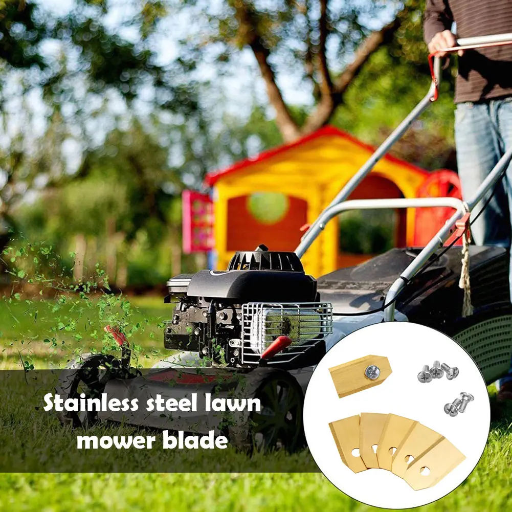 30PCS Grass Cutter Repair Accessories Stainless Steel Trimmer Blades 0.7 MM Sharp for Husqvarna Automower/Gardena Lawnmower