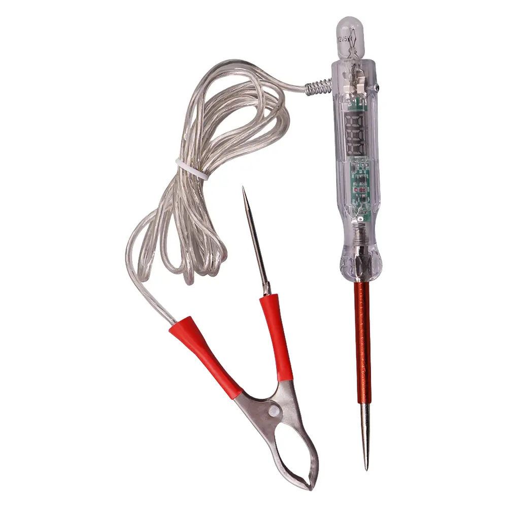 6V/12V/24V Auto Light Probe Pen Dual-color LED Light Automotive Circuit Tester Electric Light Test Pen Car Diagnostic Test Tools