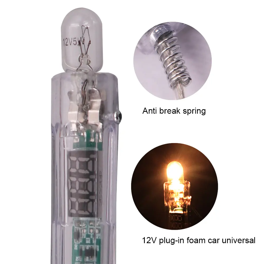 6V/12V/24V Auto Light Probe Pen Dual-color LED Light Automotive Circuit Tester Electric Light Test Pen Car Diagnostic Test Tools