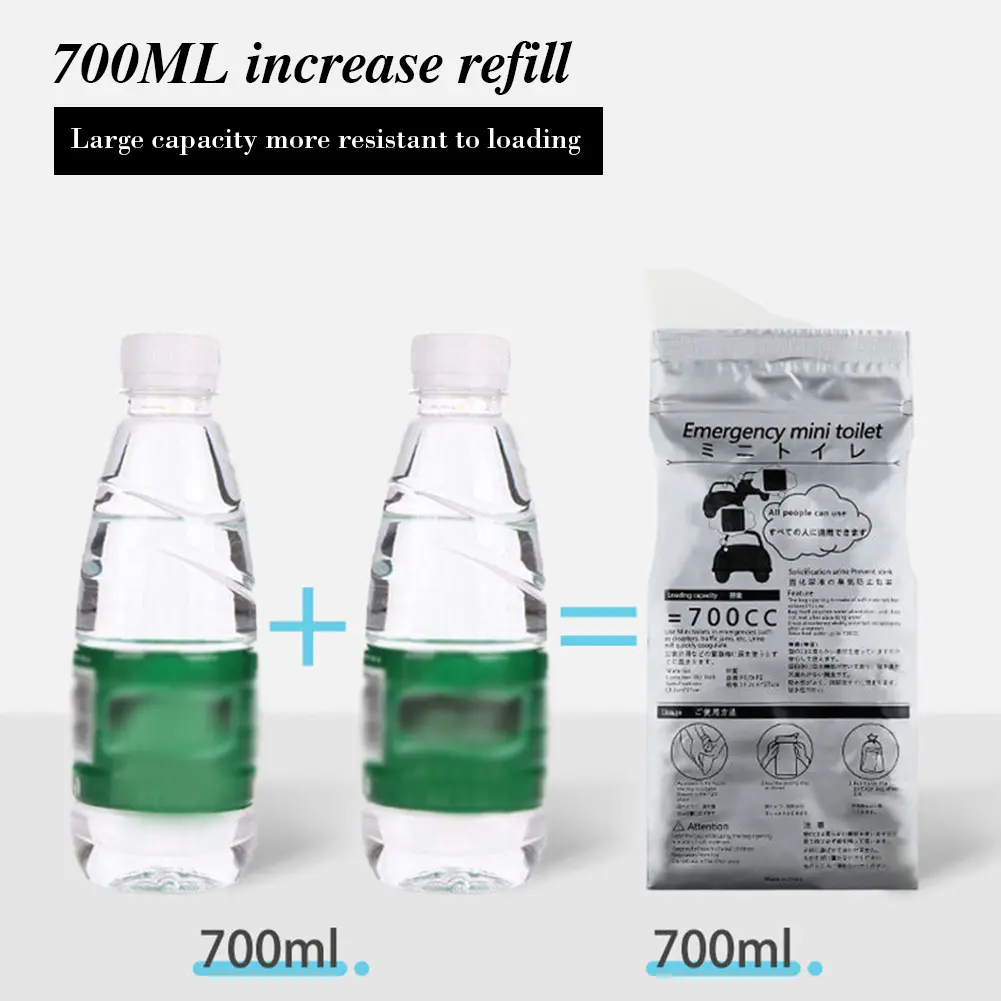 10-100pcs Disposable Urine Bag 700ML Piss Bag Travel Mini Mobile Toilet for Men Women Kid Vomiting Bag Unisex Pee Bag ﻿