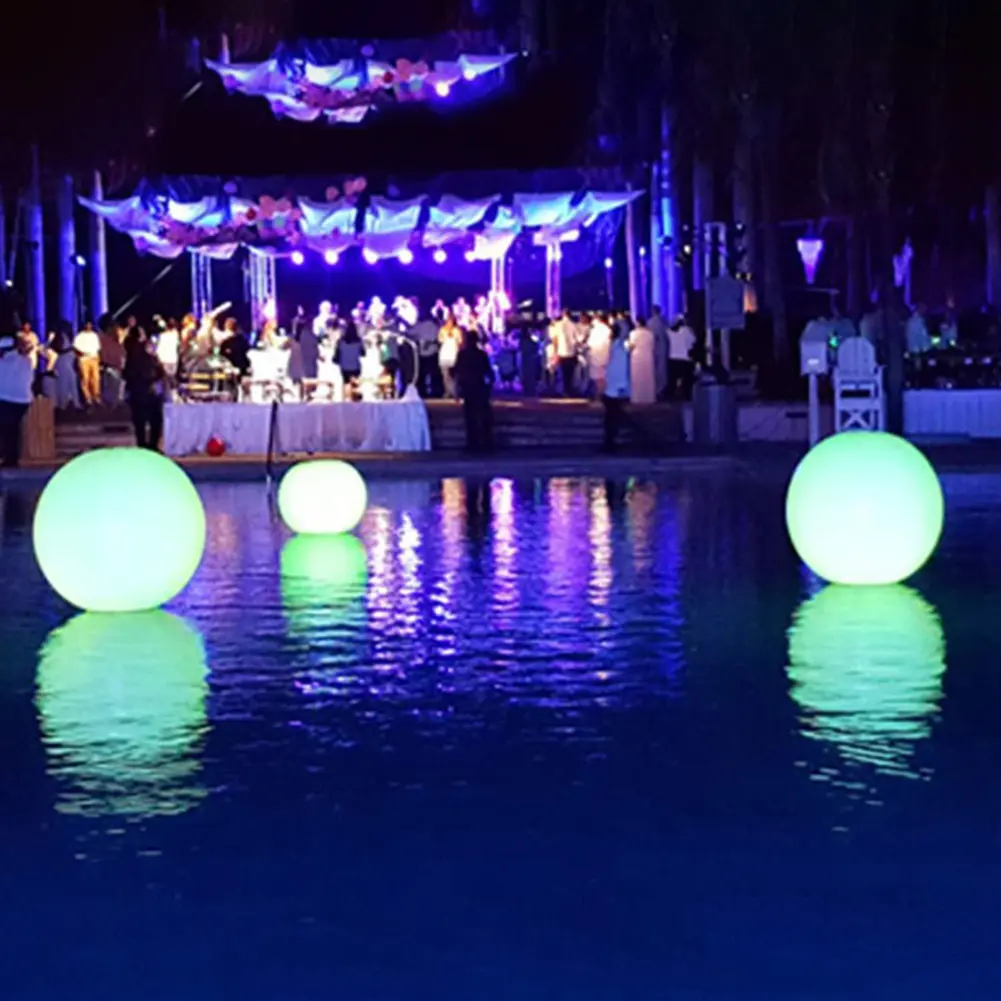 1-5PCS Beach Summer Outdoor Pool Play Ball Swimming Toy Water Game Sport LED Light Ball