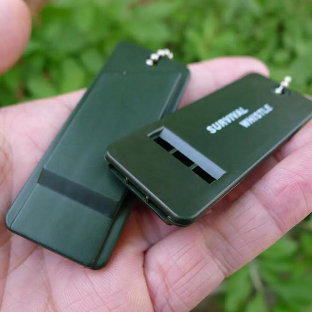 1-10pcs 3-Frequency Survival Whistle High Decibel Emergency Whistle Emergency Hiking Accessories EDC Tool