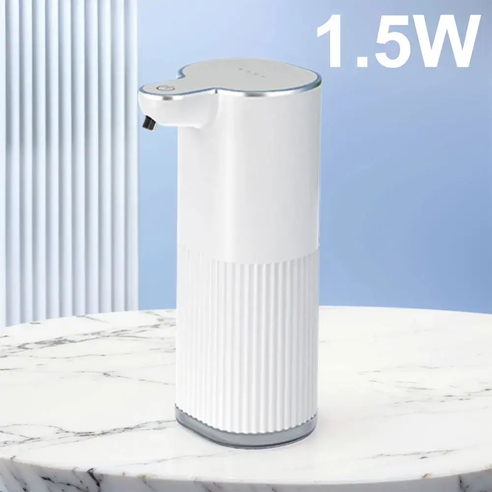 Automatic Soap Dispenser Wall Mount Dish Soap Dispenser Hands Free USB Rechargeable Electric Soap Dispenser 4 Levels Adjustable