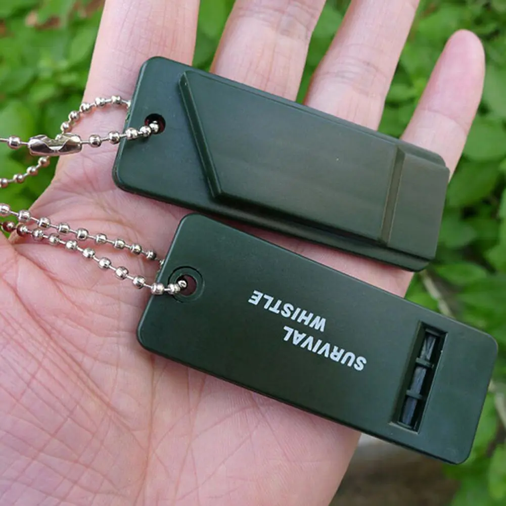 1-10pcs 3-Frequency Survival Whistle High Decibel Emergency Whistle Emergency Hiking Accessories EDC Tool