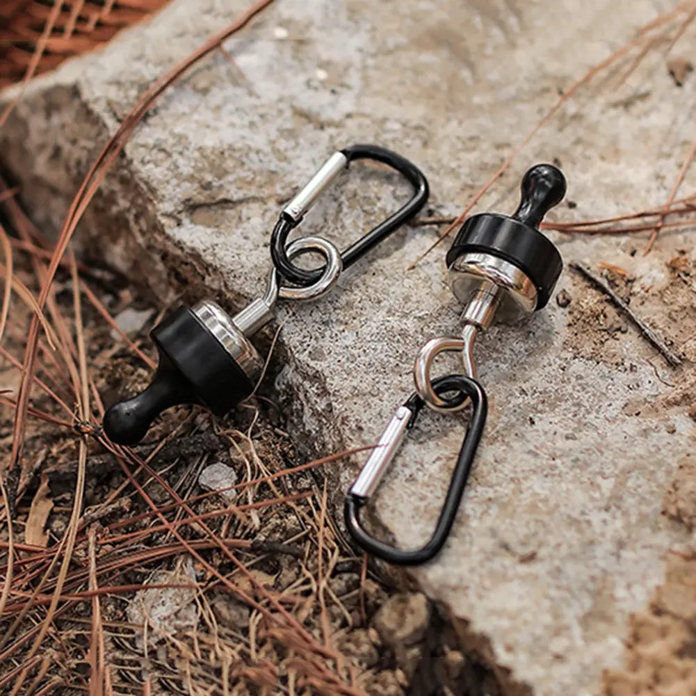 1-40Pcs Carabiner Clip Heavy Duty Magnet Hanger Metal for Hiking Camping Climbing Picnic
