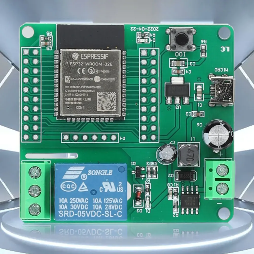 ESP32 Secondary Development Board ESP32 WIFI Bluetooth-compatible BLE Relay Module DC 5-30/60V WIFI BT BLE Relay Module