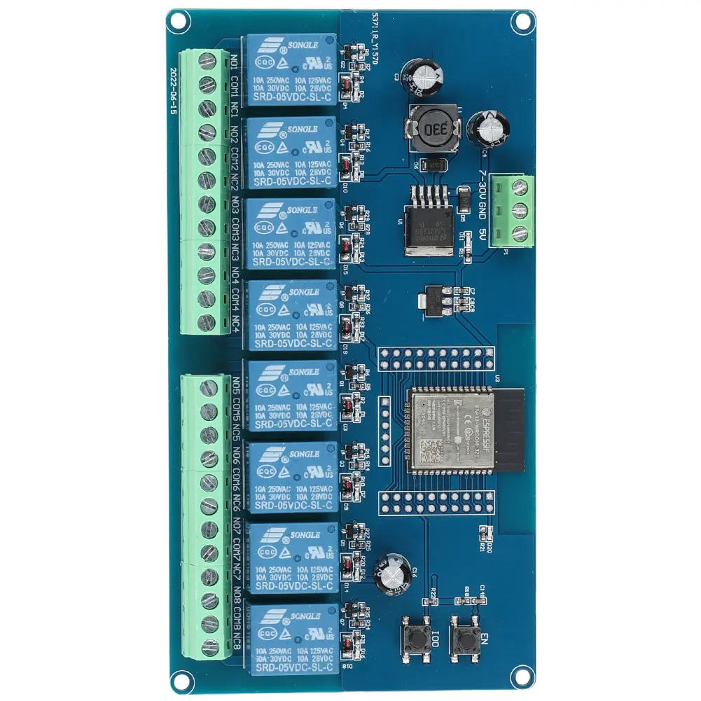 ESP32 Secondary Development Board ESP32 WIFI Bluetooth-compatible BLE Relay Module DC 5-30/60V WIFI BT BLE Relay Module