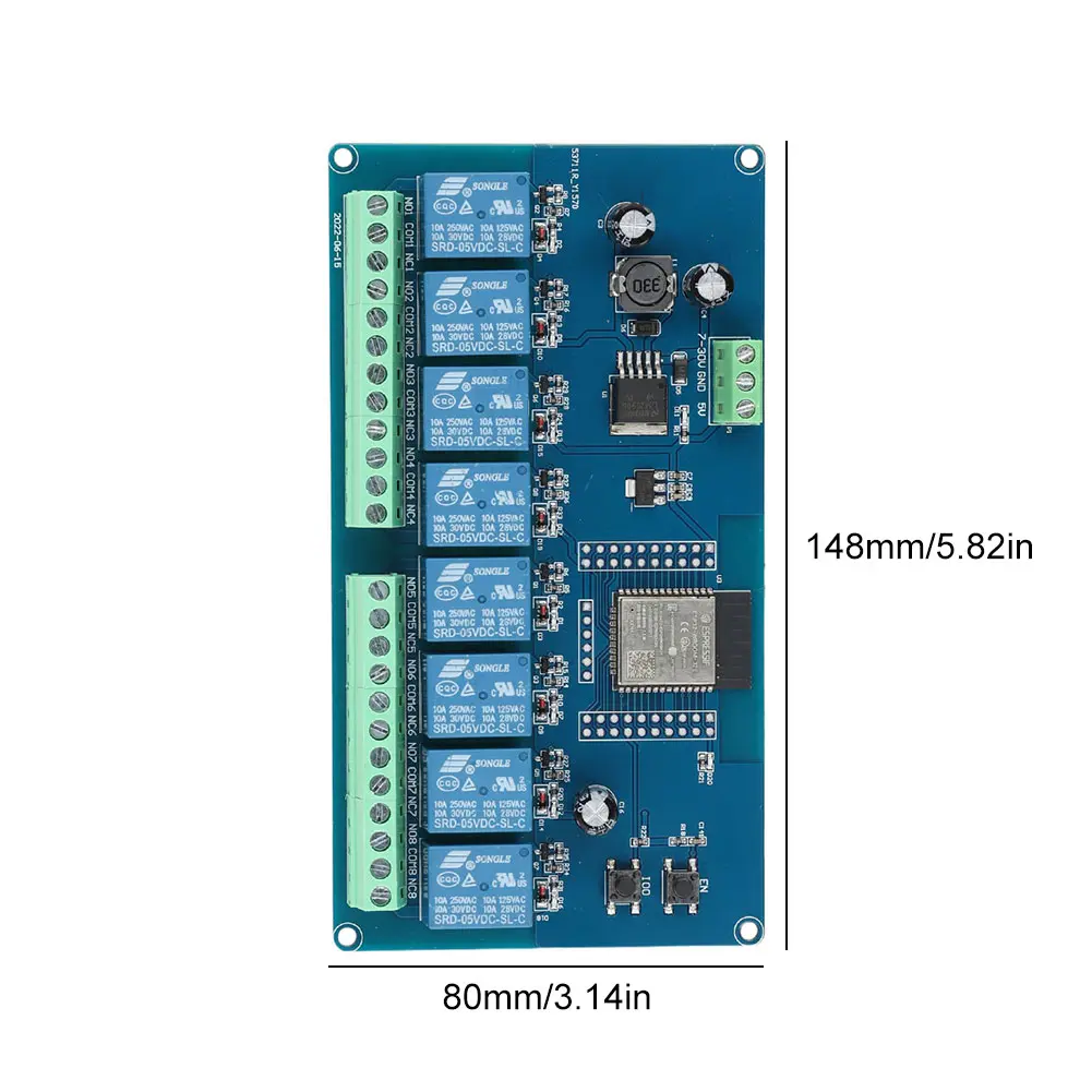 ESP32 Secondary Development Board ESP32 WIFI Bluetooth-compatible BLE Relay Module DC 5-30/60V WIFI BT BLE Relay Module