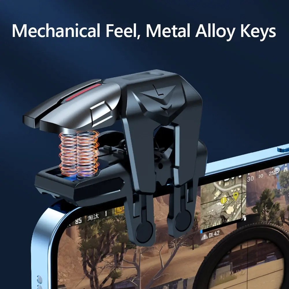 G21 Mobile Phone Game Triggers Six Finger Chicken Eating Artifact Gaming Aim Shooting Triggers Joystick Button for PUBG