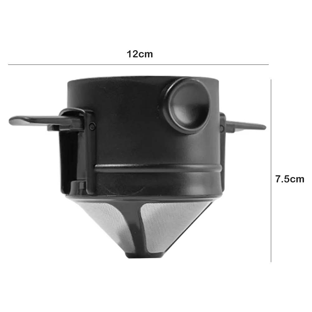 Pour Over Coffee Maker Home Coffee Filter Stainless Steel Easy To Clean No Filter Paper for Travel Camping for Drip Coffee & Tea