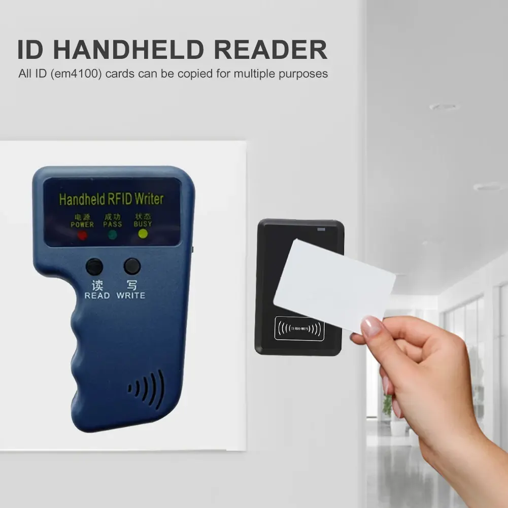 Handheld Copy 125KHz Read ID EM4100 EM4305 T5577 cet5200 RFID Copier Writer Duplicator Programmer Reader
