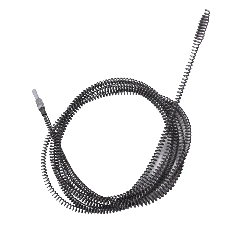 1/2/3/4/5/8/10 Meter Sewer Sink Basin Pipeline Clogged Remover Pipe Dredging Tool 10mm Dia Drain Cleaner Anti-Rust Cleaning Tool