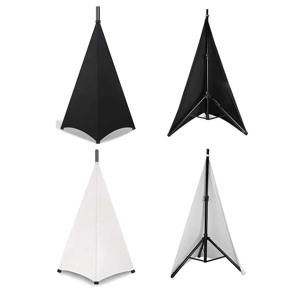 1/2PCS Universal Speaker Stand Cover Tripod Stand Cover Height Flexible Stretchable Floor Equipment Tool Blind Accessories