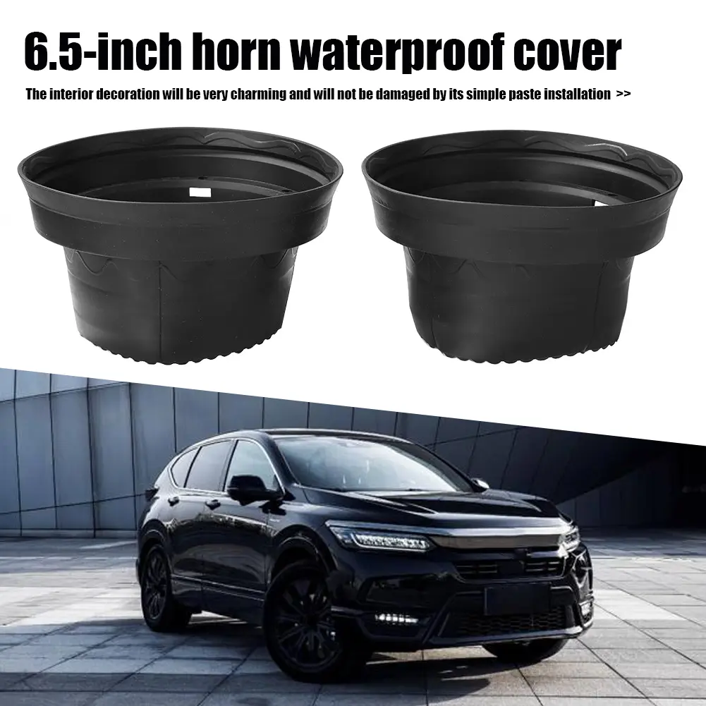 Soft Silicone Car Speaker Covers Waterproof Speaker Shockproof Protective Cover