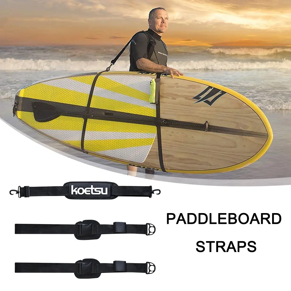 Surfboard Shoulder Strap Portable Surfboard Shoulder Belt Adjustable Stand Up Surf Paddle Board Carrier Accessories