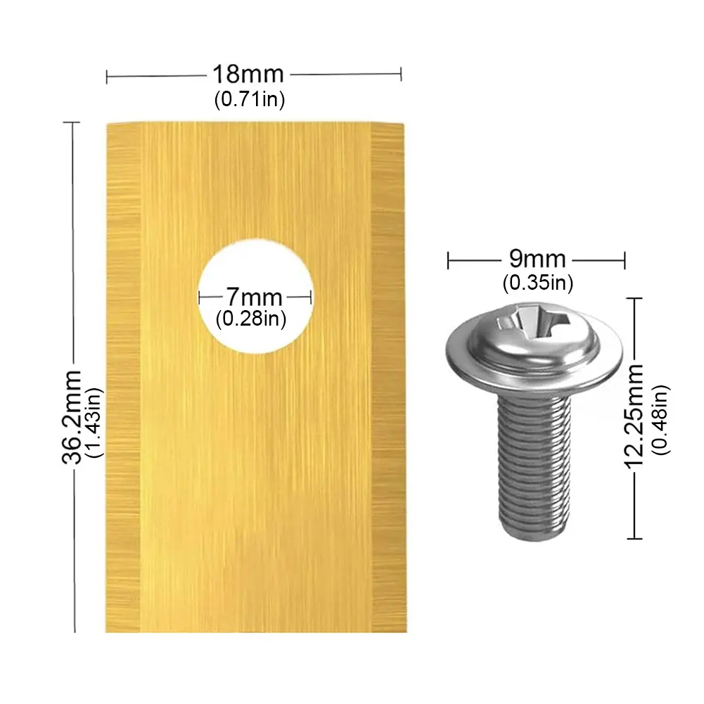 18/36/54/90Pcs Replacement Stainless Steel Blade Screws Kit Robotic Lawn Mowers Replacement for Worx Landroid Lawn Mowers