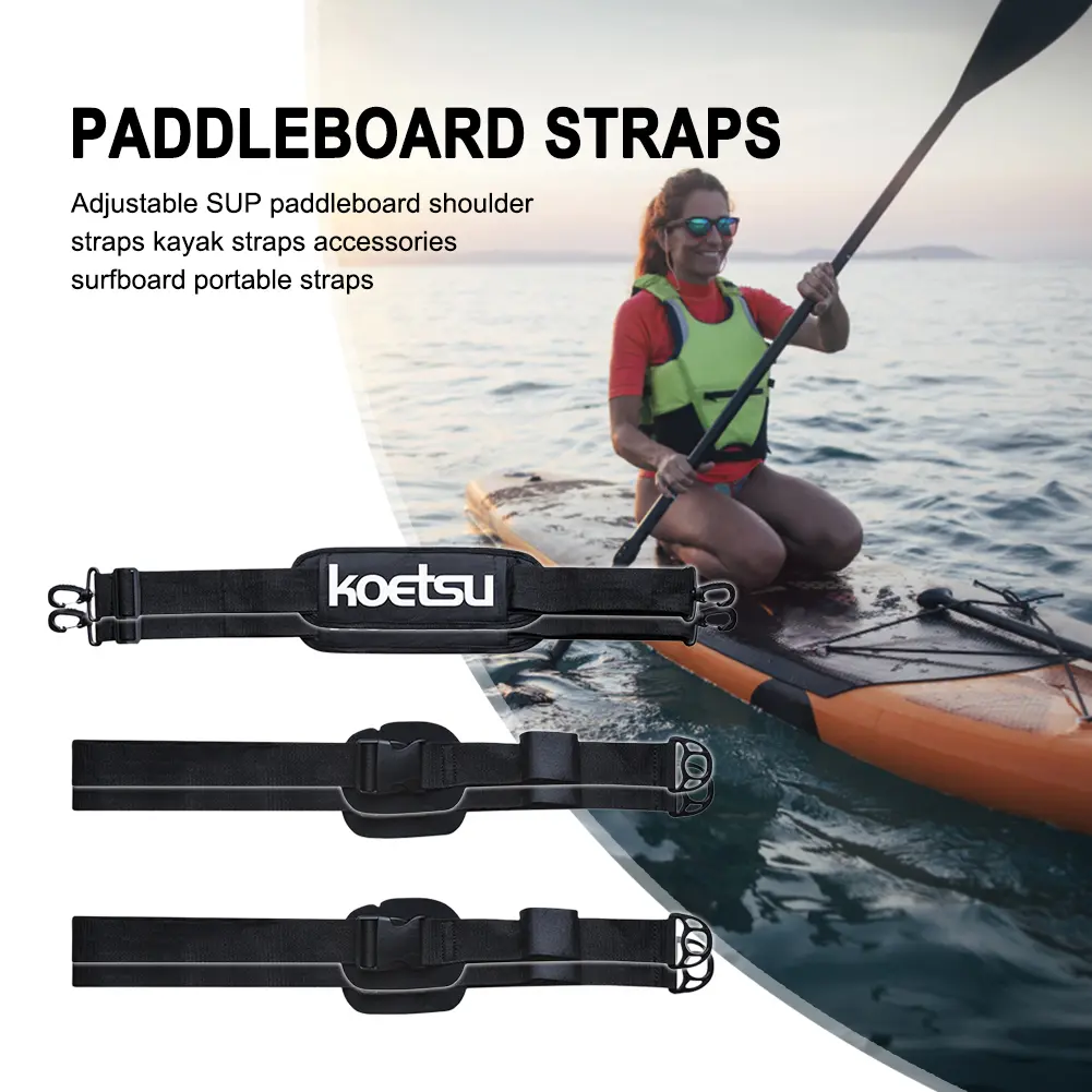 Surfboard Shoulder Strap Portable Surfboard Shoulder Belt Adjustable Stand Up Surf Paddle Board Carrier Accessories