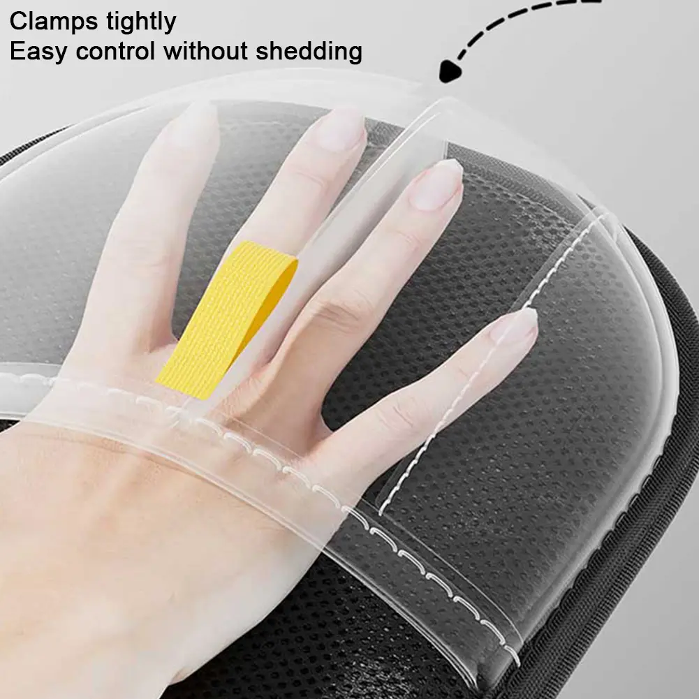 1/2/3Pcs Electrostatic Gloves Multi-Function Pet Grooming Gloves with Brush & Hook Anti Static Hair Removal Glove for Dogs Cats