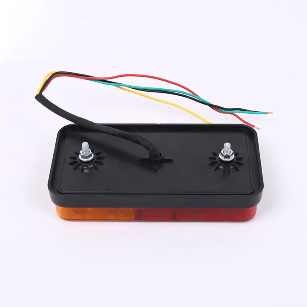 2Pcs 12V Indicator Stop Light 6000K Trailer Truck Tail Lamp Waterproof Tail Signal Light Rear Indicator Lamp for RV Lorry Truck