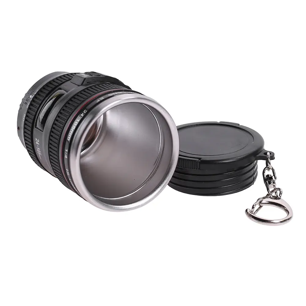 50ml Coffee Handcup Photographic Props Camera Lens Pen Cases Mini Portable Multipurpose Stainless Steel for Household Commodity