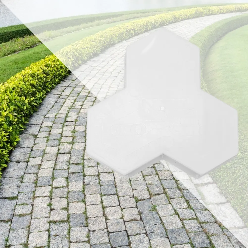 DIY Plastic Garden Yard Paving Mold DIY Manually Paving Maple Leaf Paving Brick Mould Concrete Stepping Brick Stone Road Mold
