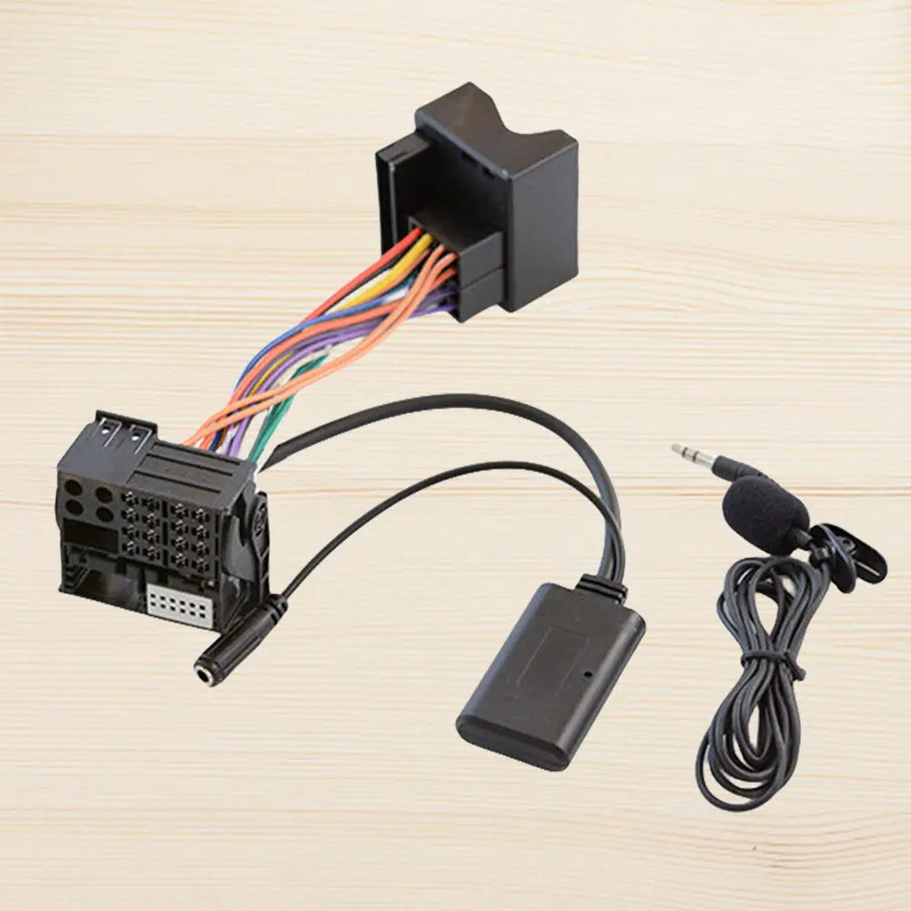 Wireless Bluetooth-Compatible Module with Microphone Car Stereo Bluetooth-Compatible Kit AUX IN for Mercedes-Benz W251 W221 R230