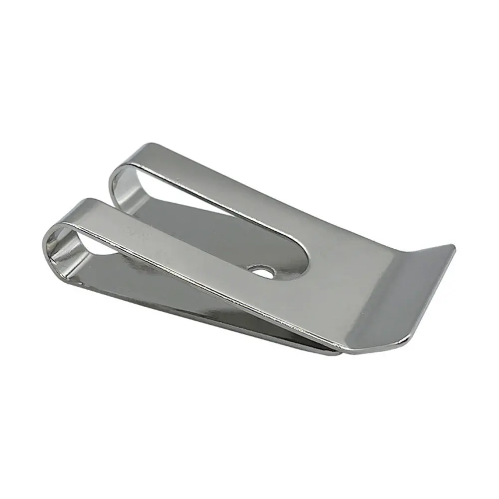 1/10Pcs Metal Belt Clip Buckle Wallet Sheath Clips Clasp Belts Loop Clasp Spring Buckle Hook Double Holes Buckle Spring Hook