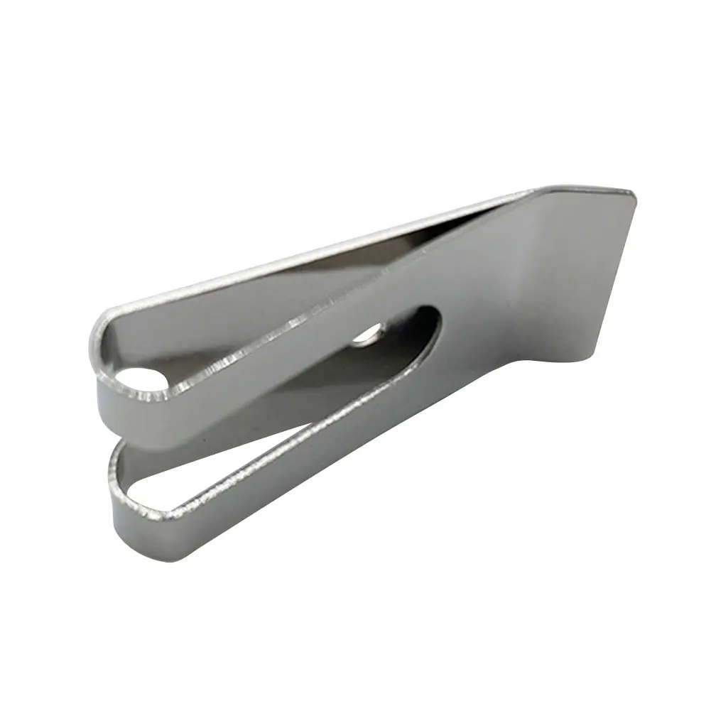 1/10Pcs Metal Belt Clip Buckle Wallet Sheath Clips Clasp Belts Loop Clasp Spring Buckle Hook Double Holes Buckle Spring Hook