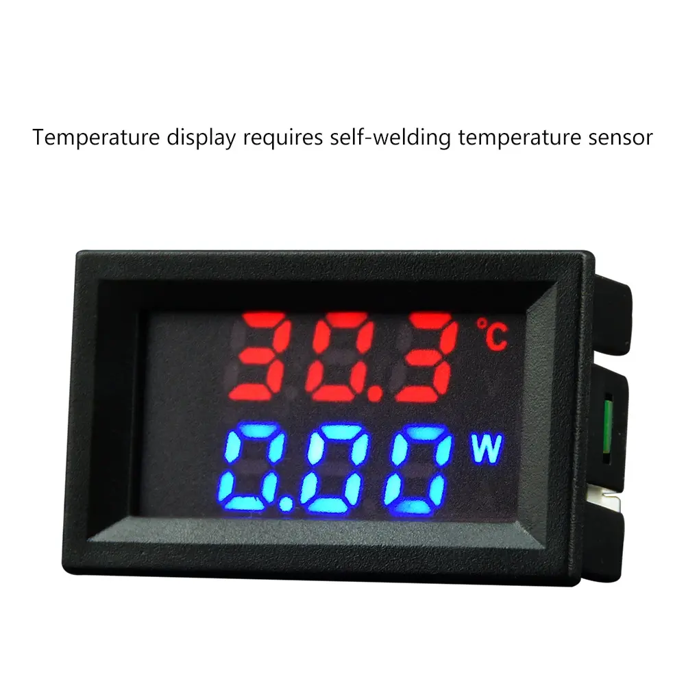 10A/50A/100A Digital Voltmeter Ammeter Dual LED Display Voltage Current Meter Multifunctional Digital Volt Meter Instrument Tool