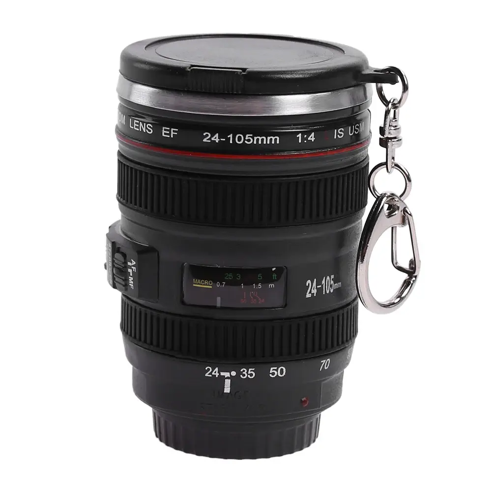 50ml Coffee Handcup Photographic Props Camera Lens Pen Cases Mini Portable Multipurpose Stainless Steel for Household Commodity