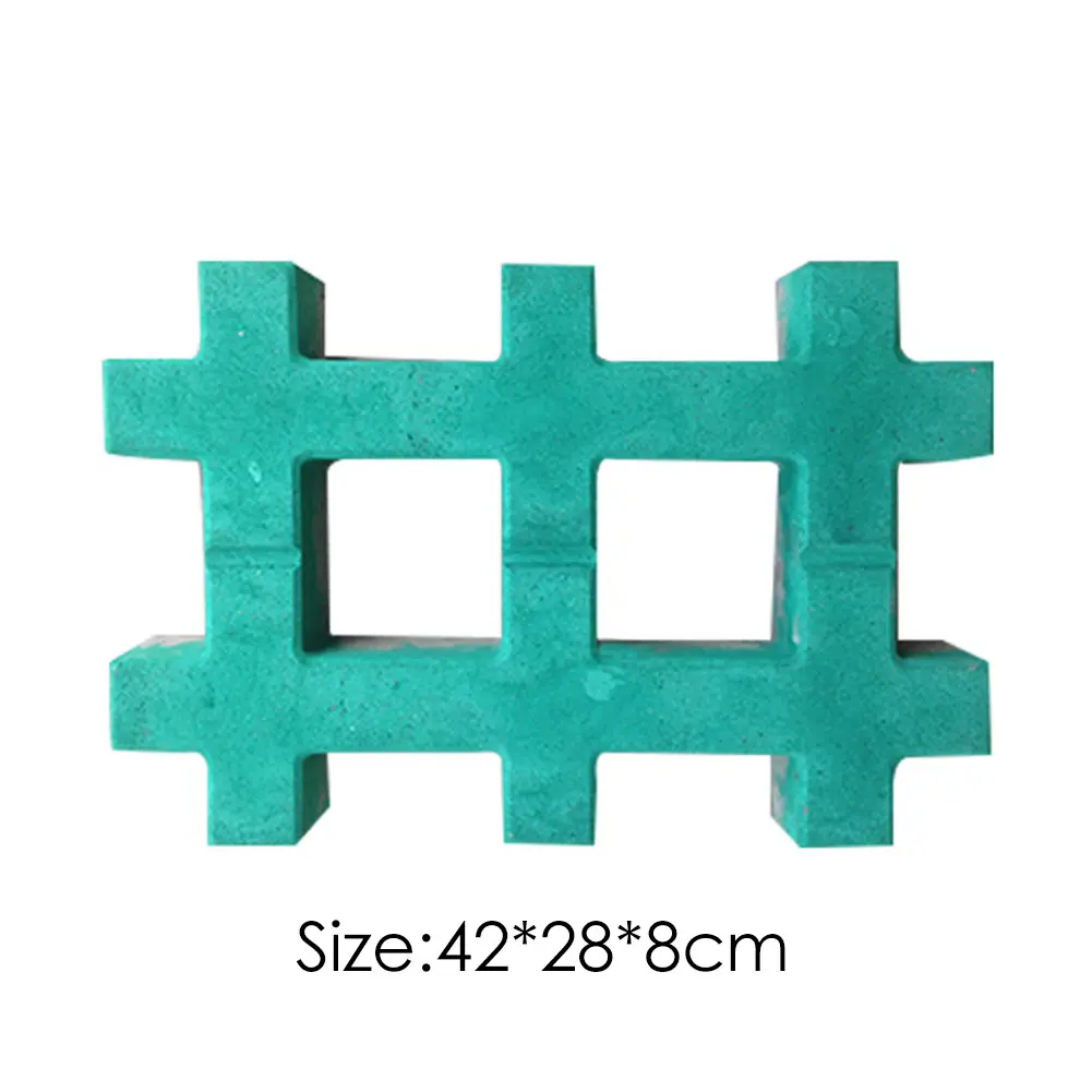 Plastic Concrete Molds Reusable DIY Garden Pavement Mold Path Paving Concrete Brick Mould for Sidewalk Walkway Path Patio