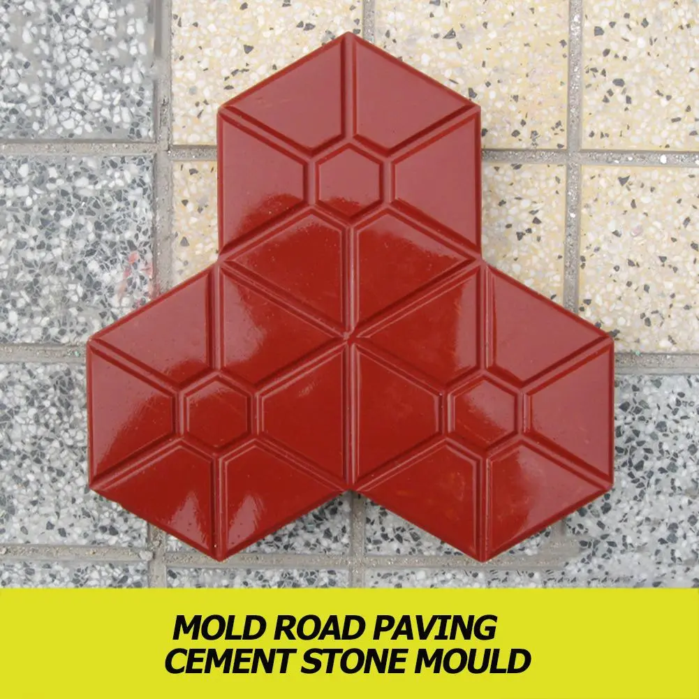 DIY Plastic Garden Yard Paving Mold DIY Manually Paving Maple Leaf Paving Brick Mould Concrete Stepping Brick Stone Road Mold
