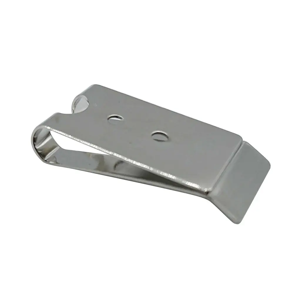 1/10Pcs Metal Belt Clip Buckle Wallet Sheath Clips Clasp Belts Loop Clasp Spring Buckle Hook Double Holes Buckle Spring Hook