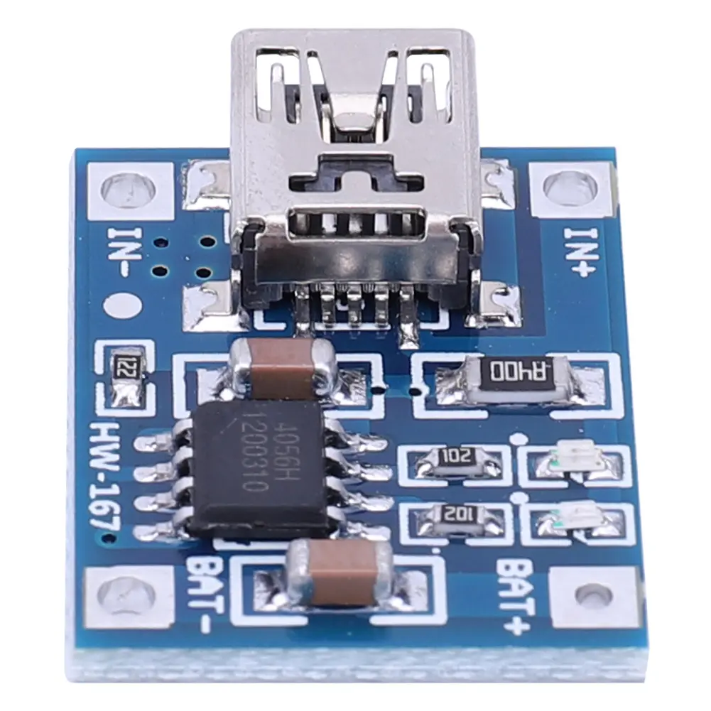 1-50Pcs Mini USB 5V 1A TP4056 Lithium Battery Charger Module Charging Board With over-current protection Dual Functions