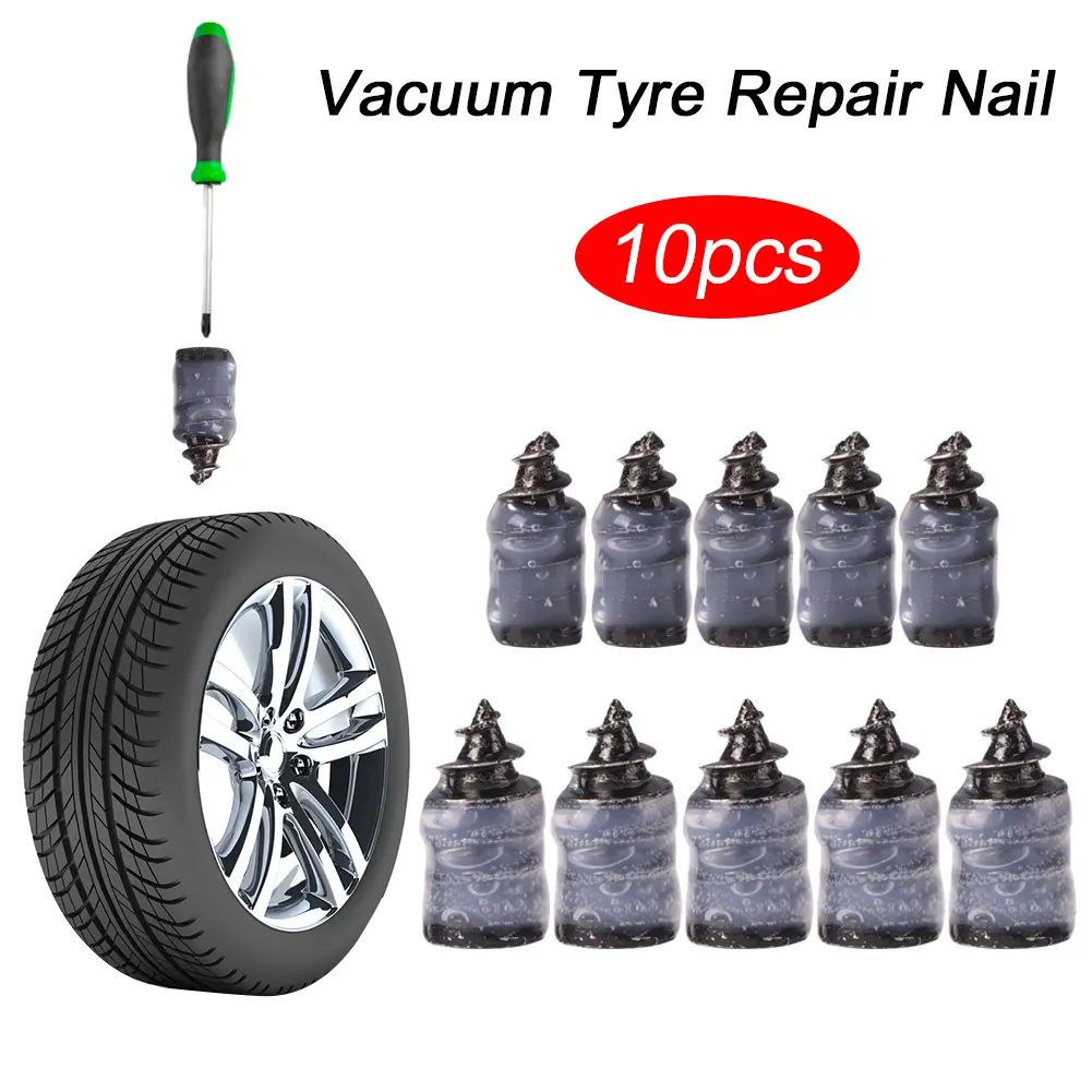1-50PCS Bike Vacuum Tire Puncture Repair Nails Tubeless Rubber Nails Cycling Accessories Electric Scooter Motorcycle Parts