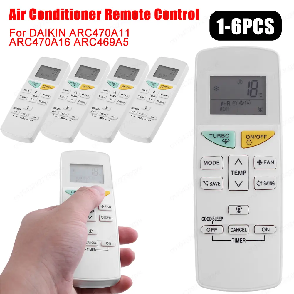 Universal Air Conditioner Remote Controller for DAIKIN ARC470A1 ARC470A11 ARC470A16 ARC469A5 ARC455A1 KTDJ002 Air-conditioning