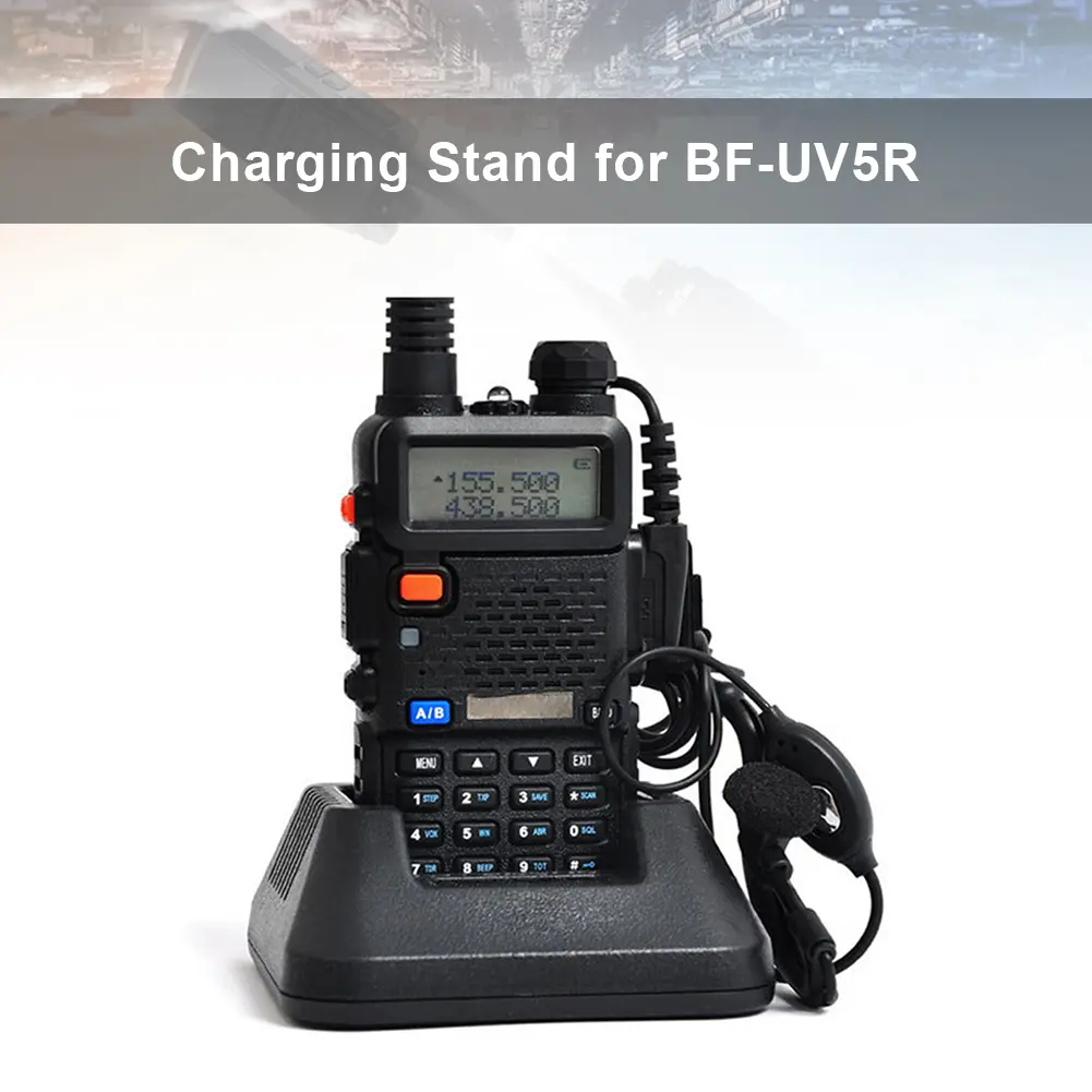 Walkie Talkie Desktop Charger DC 10V for BAOFENG UV-5R BF-UV5R Plus Accessories