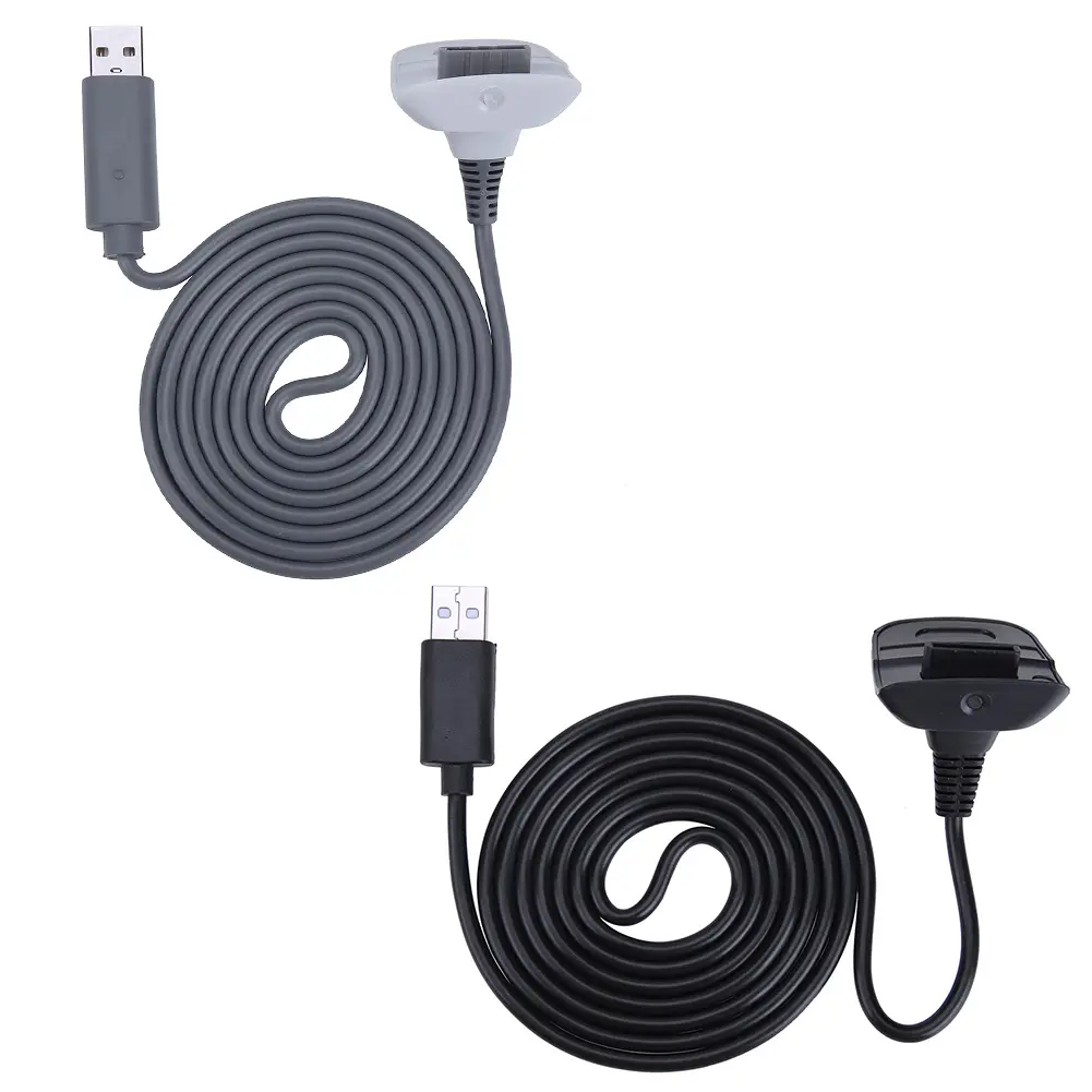 1-2pcs Charging Cable for Xbox 360 Wireless Game Controller Joystick Gamepad Accessories
