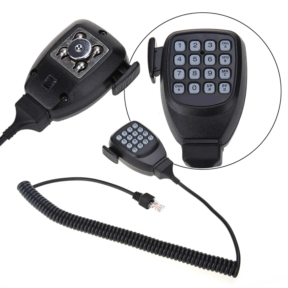 DTMF Microphone Speaker Mic Hand Microphone Mic for Kenwood TK-868 TK-768 Car Radio