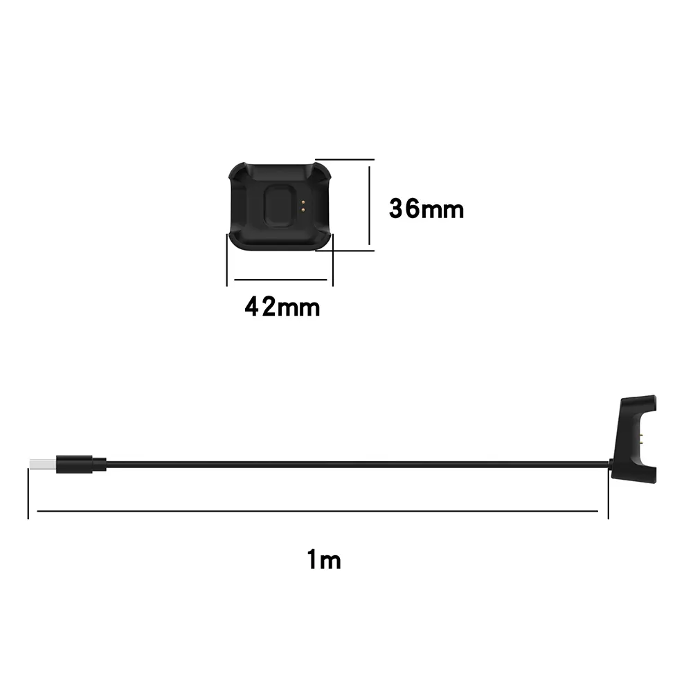 Charger Cradle for Xiaomi Mi Watch Lite Redmi Watch USB Charging Cable 3 Feet