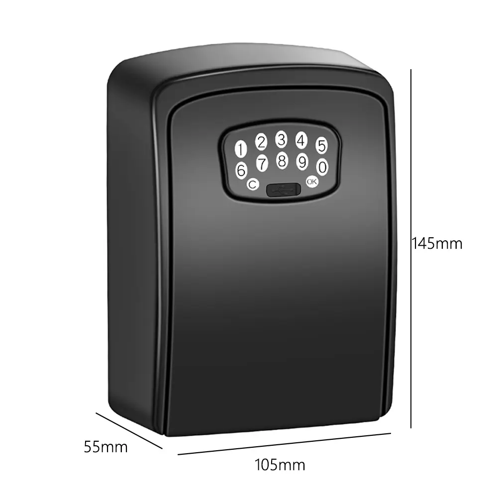BOX02 Waterproof Smart Key Storage Secret Box w/ Code Tuya APP Wall Key Safe Box