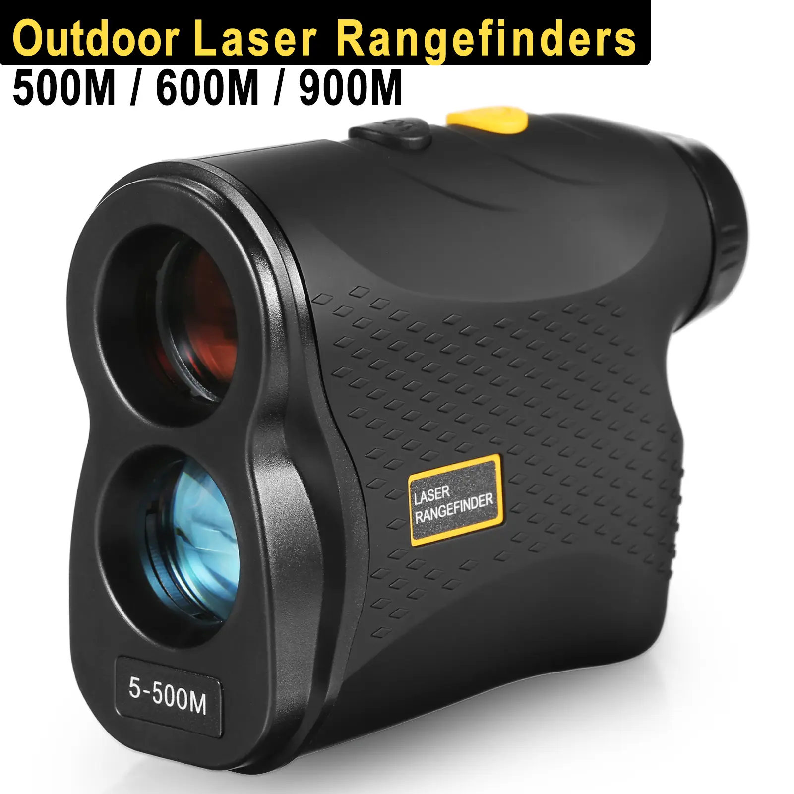 500M / 600M / 900M Laser Rangefinder Distance Meter Speed Tester Range Finder Digital Hunting Measurement Monocular Telescope