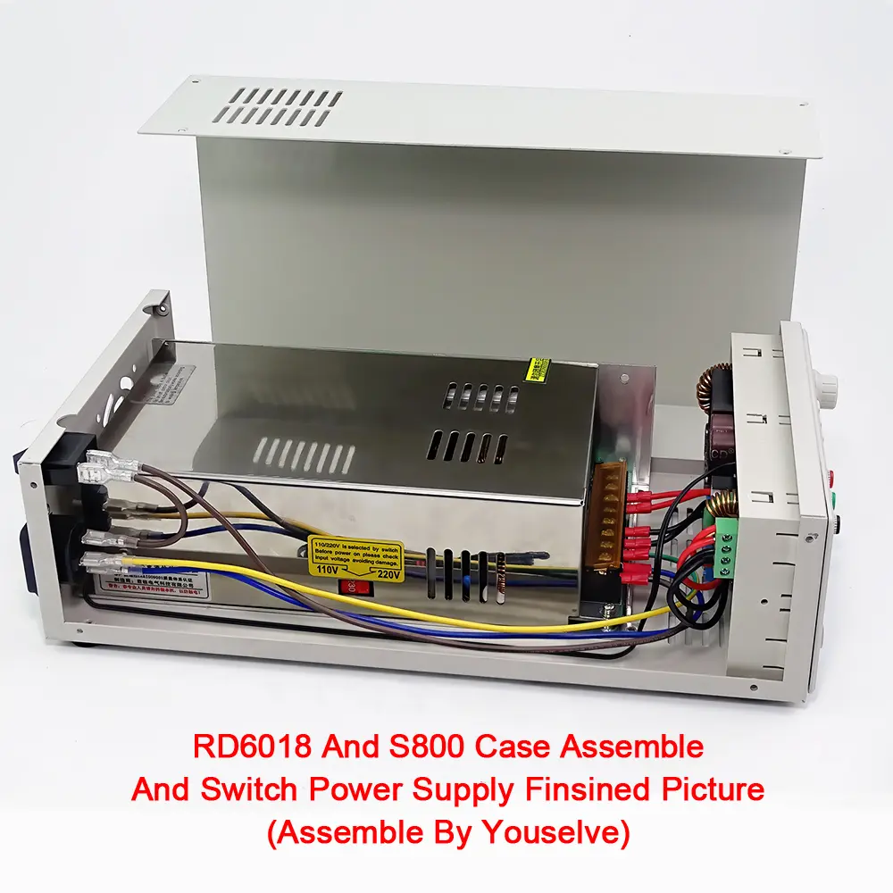 RD6018 RD6018W S800-65 65V USB WiFi DC adjustable Step Down Power Supply Module Buck Converter and 800W AC to DC S800 Case