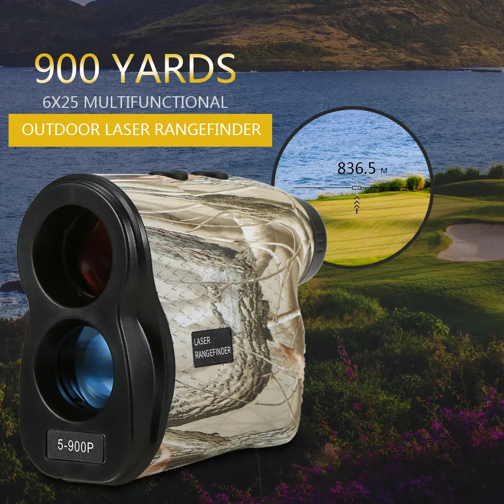 500M / 600M / 900M Laser Rangefinder Distance Meter Speed Tester Range Finder Digital Hunting Measurement Monocular Telescope