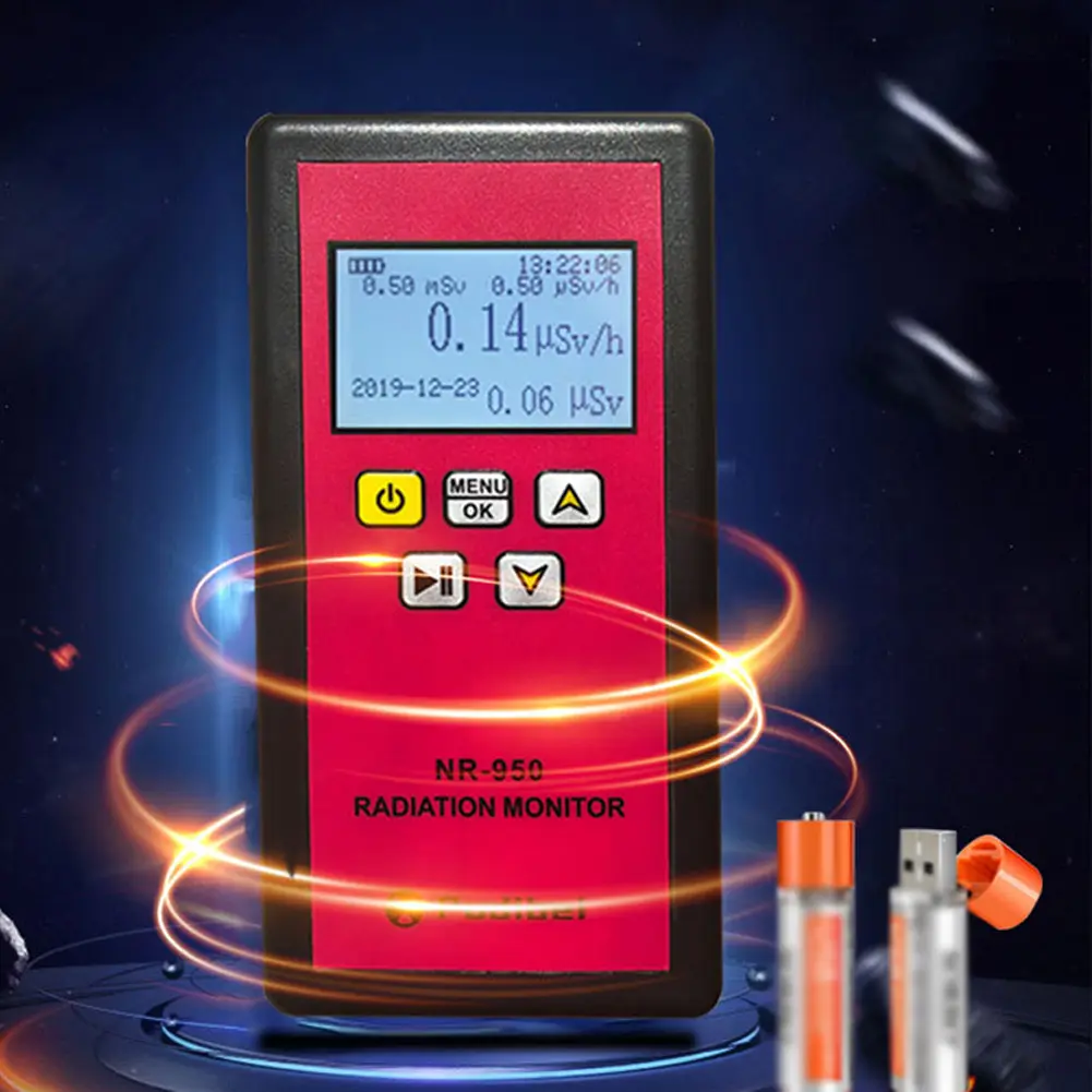 NR-750 850 950 Handheld Nuclear Radiation Detector LCD Display Household Radioactive Tester Geiger Counter β Y X-ray Detection