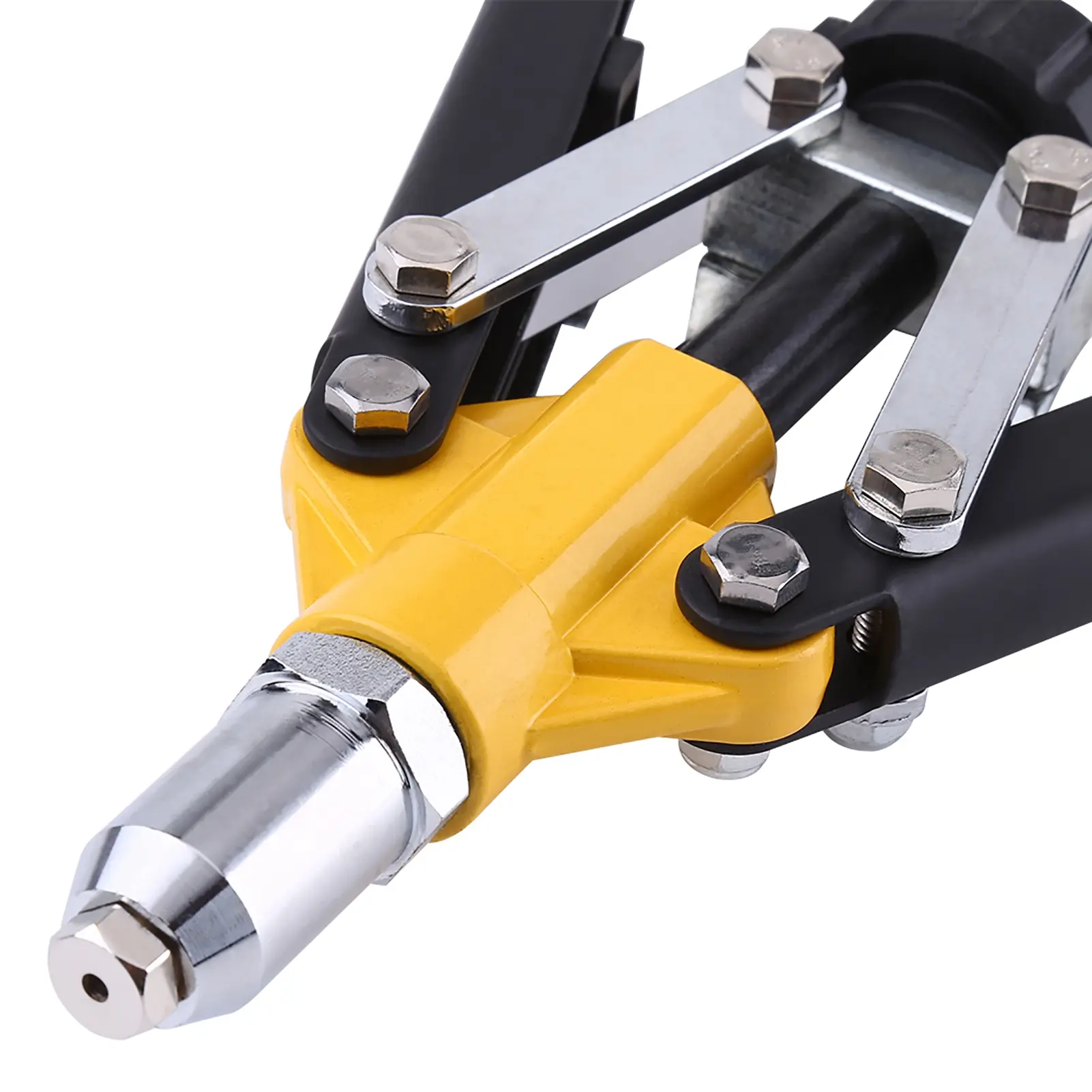 Professional Hand Riveter Heavy Duty Blind Rivet Gun 3.2mm 4.0mm 4.8mm 5.0mm 6.4mm Rivet Tool Rivet Gun 5 Rivet Nosepieces