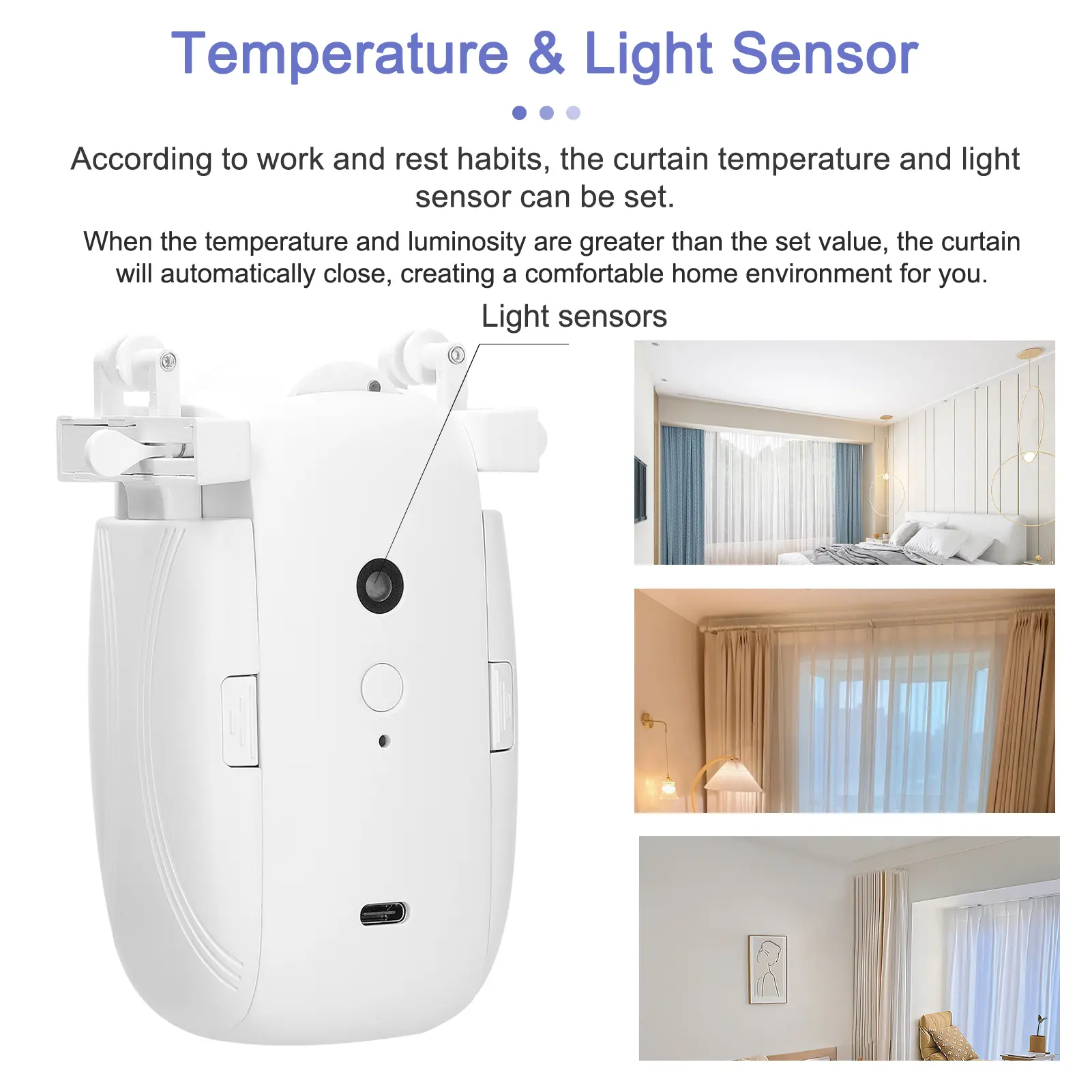 Tuya ZigBee Intelligent Curtain Motor Automatic Opener No Wiring Remote Control I-Rail/U-Rail/Roman Rod Electric Curtain Robot