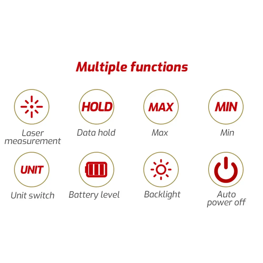 TASI Laser Photo Tachometer Contact & Non-contact Digital Tachometer 3~100000RPM High Accuracy RPM Tachometer Backlit Display